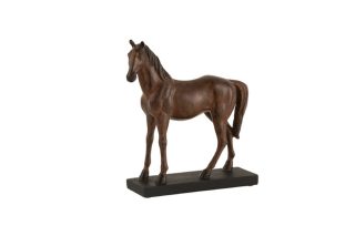 Little brown Poly statue 16034