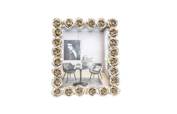 Rose silver picture frame 21X26 cm 53634k