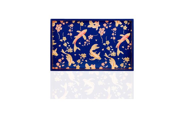 Khay chữ nhật cá Koi - KHAY02010084