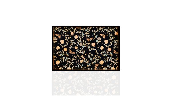 Khay chữ nhật hoa lá - KHAY02010066