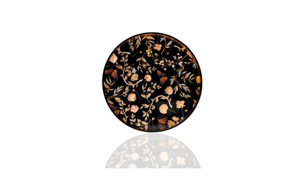 Khay tròn hoa lá - KHAY02010064