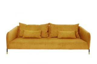 Sofa Combo 3 seats yellow fabric MB 2041/13