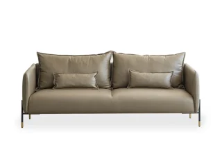 Sofa Combo 3 chỗ 2m1 (Da Light Taupe Bali 520)