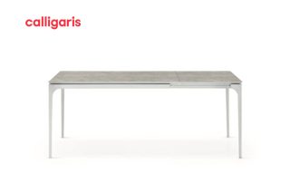 Bàn ăn Silhouette ceramic P5C (mở rộng 1,3m–1,9m)