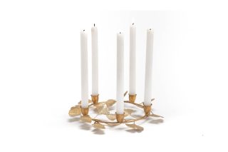 Chân nến Crown de photophores ginko 154150C