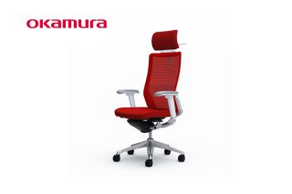 Ghế làm việc xoay Choral FSH9 màu đỏ