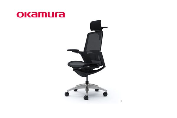 Ghế làm việc xoay Finora F1E1 màu đen