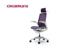 Ghế làm việc xoay Finora F1E0 màu tím