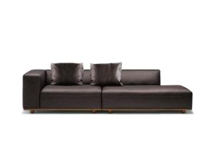 Sofa Limited Dura Góc Trái 2m8 (Màu Chocolate, Kèm đôn)