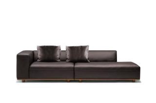 Sofa Limited Dura Góc Trái 2m8 (Màu Chocolate, Kèm đôn)