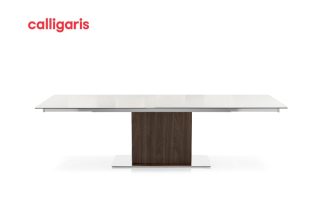 Bàn ăn mở rộng Park mặt kính