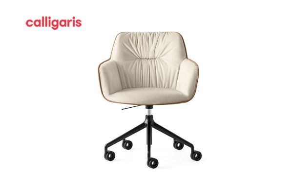 Ghế làm việc Cocoon da/vải L01-S0Z