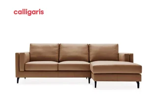 Sofa Metro Next Góc Trái 2m7 (Antelope Brown Leather L01)