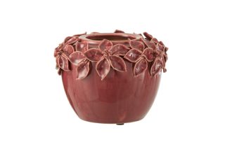 Bình trang trí gốm hồng S