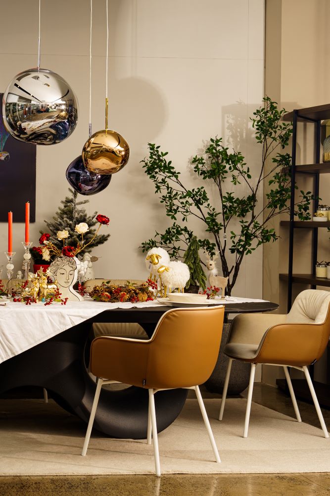 Đồ trang trí noel sang trọng cho phòng ăn
