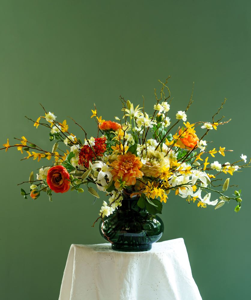 Thổi làn gió xuân vào không gian với bình hoa trang trí