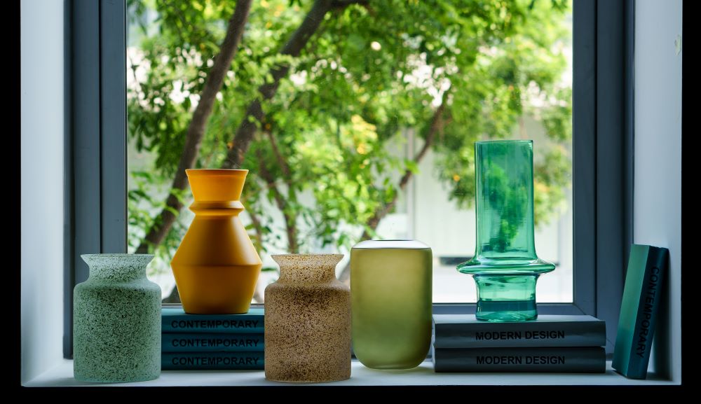 Phòng khách tươi mới đón Tết tới