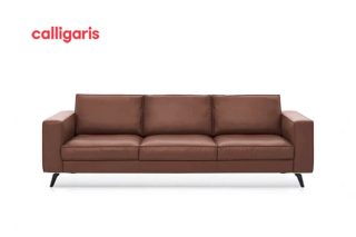 Sofa Square Next 3 Chỗ (Leather Hezelnut Emotion L1U)