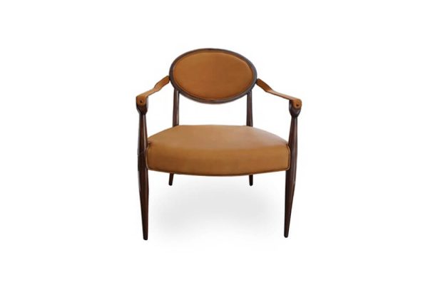 Ghế Armchair có tay Maxine da AB1085