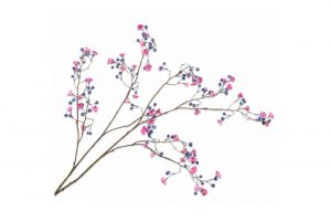 Cành hoa Berry trang trí màu tím 136457S