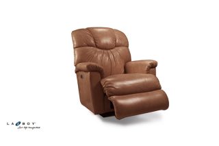 Ghế thư giãn điện Lazboy Lancer 1PT515 da TAN