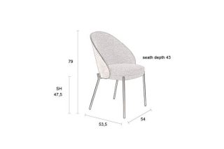 Ghế ăn Rodin êm ái sang trọng