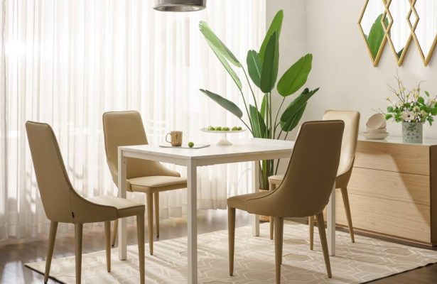 Phòng ăn phong cách tối giản sang trọng