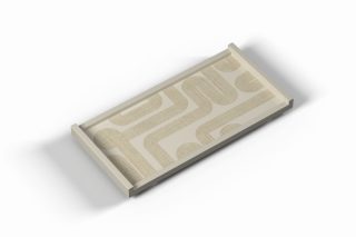 Khay SM HT trắng 15x30