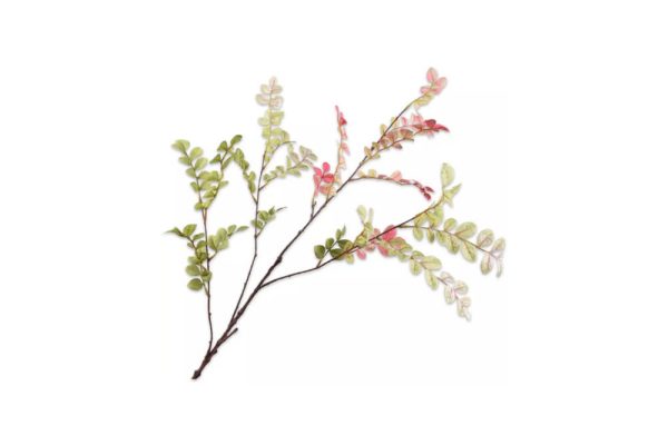 Cành hoa leaf xanh hồng 107 cm