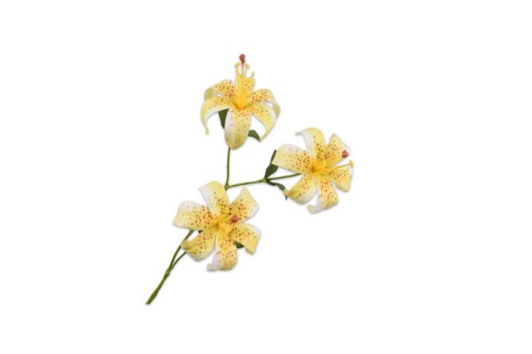 Cành hoa Lily màu vàng 97cm