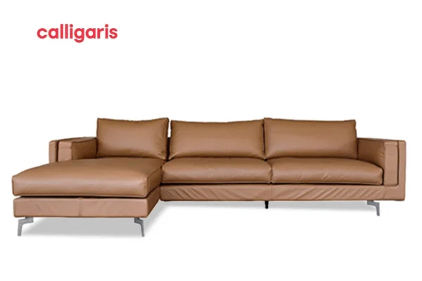 Sofa Metro Góc Phải 2m9 (Antelope Brown Leather L01)