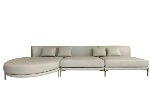 Sofa Valente Góc Phải 3m4 (Màu Mushroom)