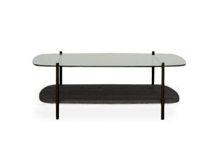 Bàn nước Poppy mẫu 2 - màu smoke