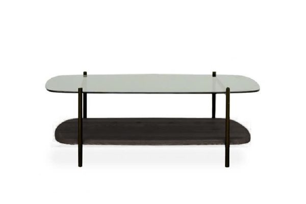 Bàn nước Poppy mẫu 2 - màu smoke