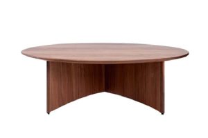 Bàn nước tròn Orientale walnut Ø950