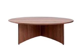 Bàn nước tròn Orientale walnut Ø950