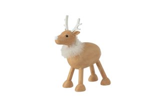 Hươu nhựa màu trắng lớn 23X28