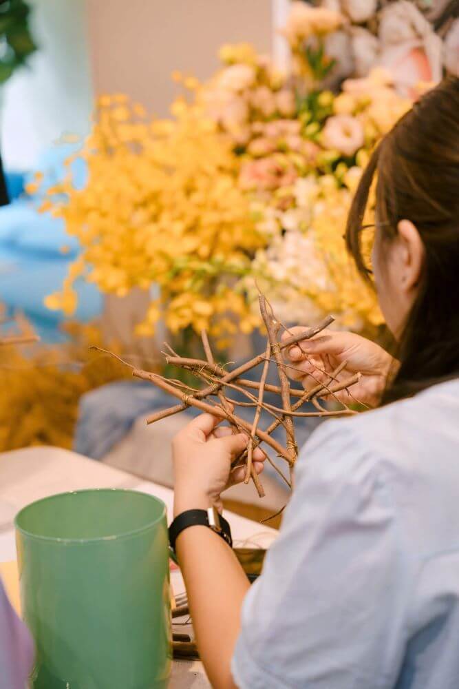 Workshop cắm hoa tại Nhà Xinh
