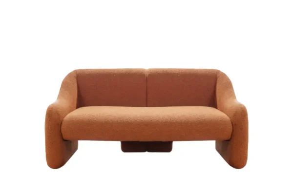 Sofa Nancy 2 chỗ 1m6 (Vải màu Cam)