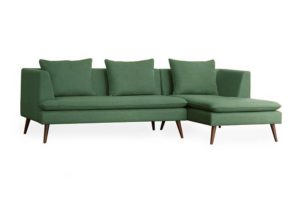 Sofa Poppy Góc Trái 2m4 (Màu Forest Green MB13)