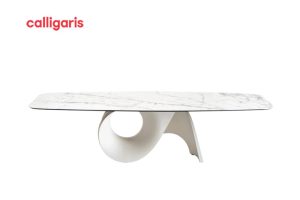 Bàn Ăn Seashell 8- 10 chỗ Ceramic P2c, P4E 2,4m