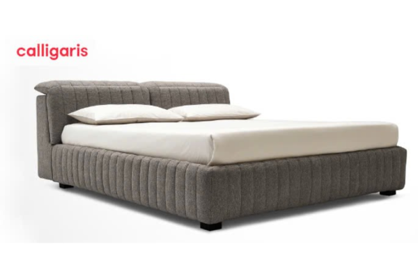 Giường Portland 1m8 (Vạt nâng thông minh) Light grey 1SWG/P12B