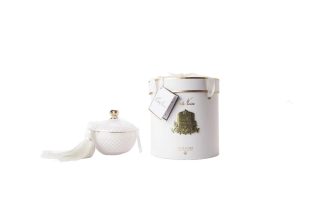 Nến thơm White Round Art Lily GML30003