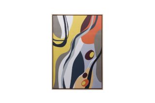 Tranh trừu tượng wavy 80x120 139677c