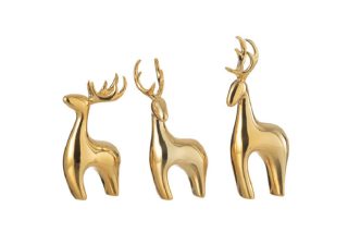 Bộ 3 tuần lộc tt noel gold 7x4x16 49769j