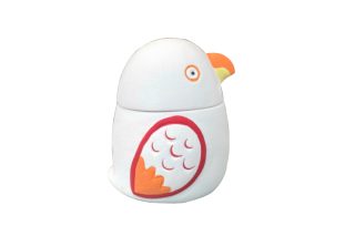 Tượng Trang Trí Orange Bird Box
