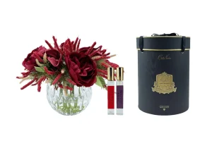 Hoa Tinh Dầu Burgundy Christmas Bouquet