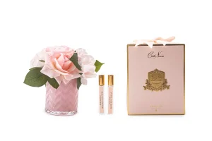 Hoa Tinh Dầu Herringbone Mixed Pink Roses