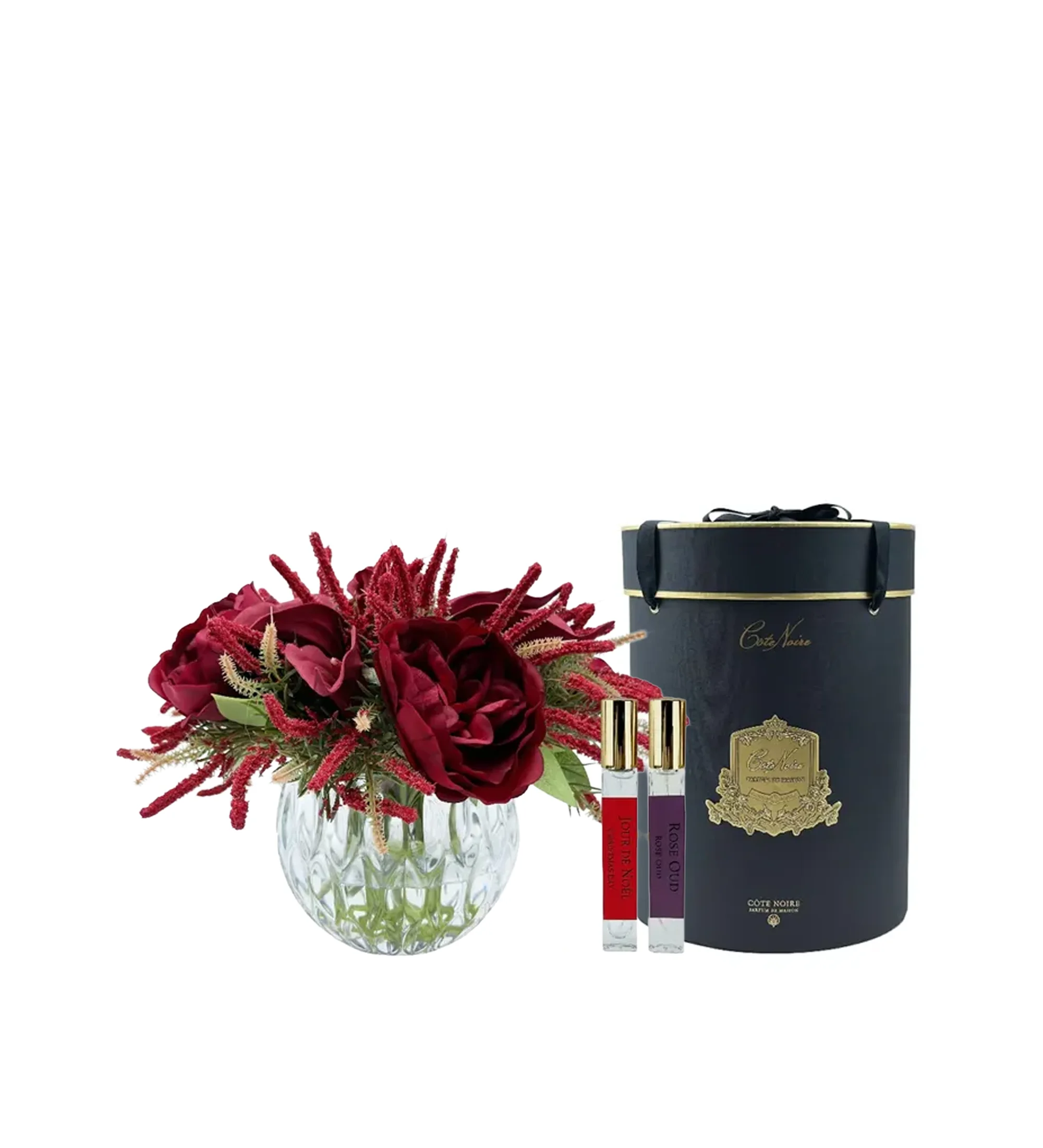 Hoa Tinh Dầu Burgundy Christmas Bouquet