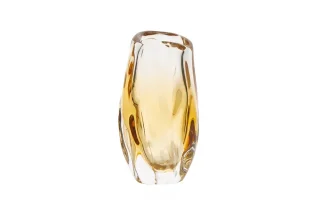 Bình Amber Glass Art